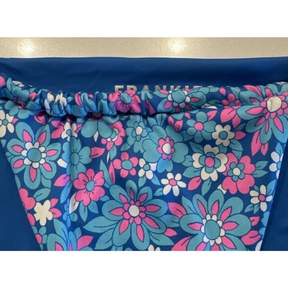 Frankie’s Bikinis Women's Size Medium Tie Side Bikini Floral Print Bikini Bottom - Picture 3 of 6